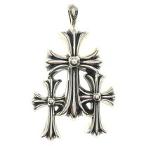 楽天市場】中古 クロムハーツ ch クロス ペンダント スモールの通販