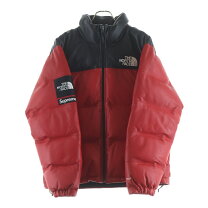 楽天市場】17aw leather nuptse jacketの通販