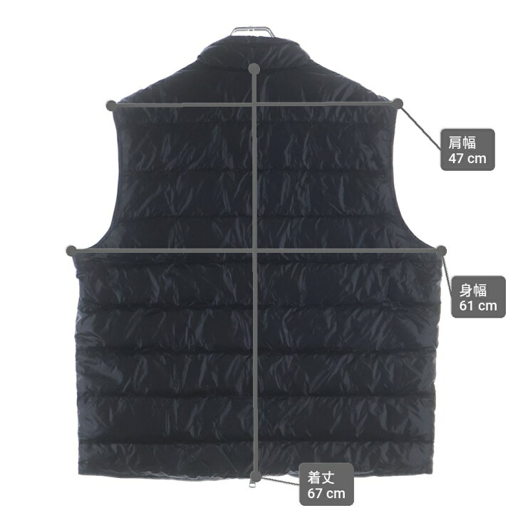 楽天市場】MONCLER(モンクレール) サイズ:6 23SS GUI GILET ワッペン 