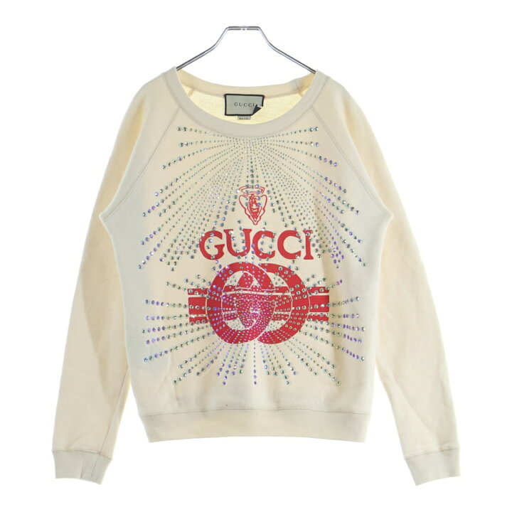 楽天市場】GUCCI(グッチ) サイズ:S Sweatshirt ラインストーン装飾 