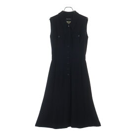 CHANEL(シャネル) サイズ:40 96C クルーズコレクション ウール ノースリーブ ロング ワンピース ネイビー レディース P06139V04505【中古】【程度B】【カラーネイビー】【取扱店舗BRING京都河原町店】