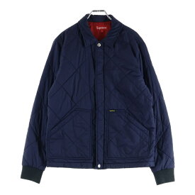 SUPREME(シュプリーム) サイズ:S 11AW Qulted Work Jacket キルティング ワークジャケット ネイビー【中古】【程度A】【カラーネイビー】【オンライン限定商品】