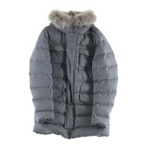 楽天市場】herno ダウン ファー グレーの通販