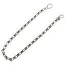 CHROME HEARTS(クロムハーツ) サイズ:ショート WINDOW CHAIN ウインドウチェーン ウォレットチェーン シルバー【中古…