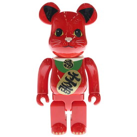 MEDICOM TOY(メディコムトイ) サイズ:400% BE@RBRICK 招き猫 梅金メッキ ベアブリック フィギュア 人形 レッド【中古】【程度B】【カラーレッド】【取扱店舗BRING京都河原町店】