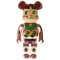楽天市場】BE@RBRICK 招き猫 ペコちゃん 金メッキ 1000の通販
