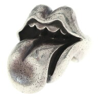 CHROME HEARTS(クロムハーツ) サイズ:17.0号 LIP TONGUE-LG リップアンドタンラージ シルバーリング【中…