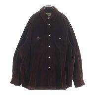 HED MAYNER(ヘドメイナー) サイズ:S ボタンアップ コーデュロイオーバーシャツジャケット レッド HMMZ670…