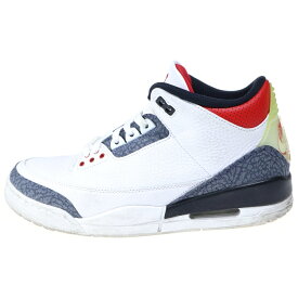 NIKE(ナイキ) サイズ:28.5cm AIR JORDAN 3 RETRO SE-T CO JP エア ジョーダン3 レトロ ミッドカットスニーカー ホワイト US10.5/28.5cm CZ6433-100【中古】【程度B】【カラーホワイト】【オンライン限定商品】