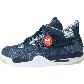 NIKE(ナイキ) サイズ:28.5cm AIR JORDAN 4 RETRO SE SASHIKO Deep Ocean CW0898-400 エアジョーダン4 レトロ 刺し子 ディープオーシャン US10.5/28.5cm インディゴ【新古品/中古】【程度S】【カラーブルー】【取扱店舗BRING KICKS】