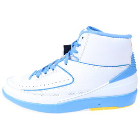 NIKE(ナイキ) サイズ:28.5cm Air Jordan 2 Retro Melo エアジョーダン2 レトロ メロ ハイカットスニーカー ホワイト/ブルー US10.5/28.5cm 385475-122【新古品/中古】【程度S】【カラーホワイト】【取扱店舗BRING THRIFT CLOSET 幕張店】