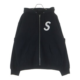 SUPREME(シュプリーム) サイズ:L 25AW S Logo Zip Up Hooded Sweatshirt ジップパーカー ブラック【中古】【程度A】【カラーブラック】【取扱店舗新宿】