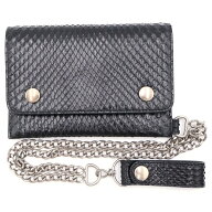 CELINE(セリーヌ) サイズ:- パイソン カードケース バッグチャーム ミニ財布 ブラック パイソン シルバー…