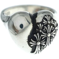 CHROME HEARTS(クロムハーツ) サイズ:12.0号 R.I.P HEART RING アール・アイ・ピー ハート リング シルバ…