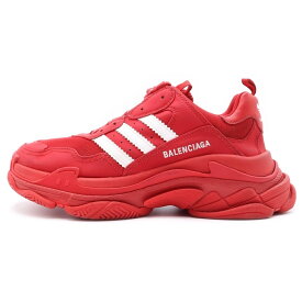 BALENCIAGA(バレンシアガ) サイズ:43 ×adidas Triple S ×アディダス トリプルS スニーカー シューズ レッド 43【中古】【程度B】【カラーレッド】【取扱店舗原宿】
