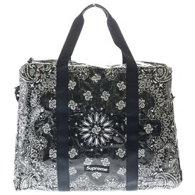 SUPREME(シュプリーム) 21SS Bandana Tarp Duffle Bag バンダナタープ ボックスロゴ ショルダーハンドダッフルバッグ ブラック【中古】【程度B】【カラーブラック】【オンライン限定商品】