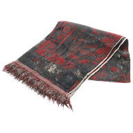 s'yte(サイト) FLORAL JACQUARD STOLE フローラルジャガードストール グレー/レッド UB-L15-024【新古品/…
