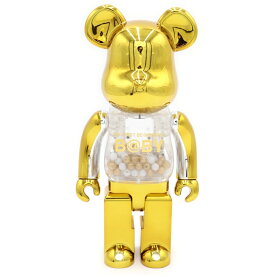 MEDICOM TOY(メディコムトイ) サイズ:400% MY FIRST BE@RBRICK B@BY GOLD SILVER 400% ベアブリック フィギュア 人形 ゴールド/シルバー【中古】【程度A】【カラーゴールド】【取扱店舗BRING WASTE_NOT】