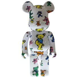 MEDICOM TOY(メディコムトイ) サイズ:10 BE@RBRICK GRATEFUL DEAD DANCING BEAR 1000% ベアブリック グレイトフルデッド ダンシングベア フィギュア 人形 マルチ【中古】【程度B】【カラーマルチカラー】【オンライン限定商品】