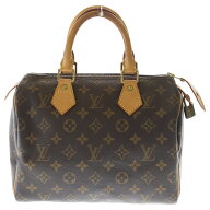 LOUIS VUITTON(ルイヴィトン) モノグラム スピーディ25 ハンドバッグ ミニボストンバッグ ブラウン レザ…