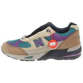 New Balance(ニューバランス) サイズ:29.0cm ×PALACE M991PAL TAUPE パレス トープ スエード キャンバス ローカットスニーカー マルチカラー US11/29cm【新古品/中古】【程度S】【カラーマルチカラー】【取扱店舗BRING仙台店】