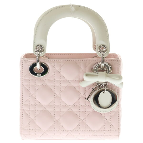 Christian Dior(クリスチャンディオール) Lady Dior チェーンバッグ ミニ ショルダーバッグ ピンク【新古品/中古】【程度S】【カラーピンク】【取扱店舗原宿】
