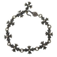 CHROME HEARTS(クロムハーツ) サイズ:9LINK CO CH PLUS カットアウトCHプラス ブレスレット シルバー 9LI…