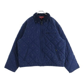 SUPREME(シュプリーム) サイズ:L 25AW?B.B.Simon Quilted Work Jacket Navy B.Bサイモン キルティング スタッズワークジャケット ネイビー【新古品/中古】【程度S】【カラーネイビー】【取扱店舗原宿】