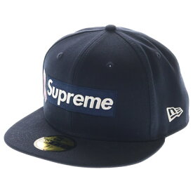 SUPREME(シュプリーム) サイズ:- 25AW ×New Era Breast Cancer Awareness Box Logo Cap ニューエラ ブレストキャンサーアウェアネス ボックス ロゴ ベースボールキャップ 帽子 ネイビー【中古】【程度B】【カラーネイビー】【取扱店舗BRING THRIFT CLOSET 幕張店】