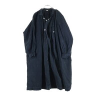 VINTAGE(ヴィンテージ) 推定20-30S French Work Indigo Linen Biaude Smock ユーロワーク インディゴリネ…