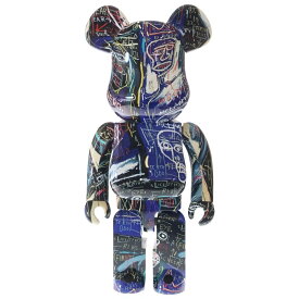 MEDICOM TOY(メディコムトイ) サイズ:10 BE@RBRICK Andy Warhol JEAN-MICHEL BASQUIAT #7 1000% ベアブリック アンディ ウォーホル ジャン-ミシェル バスキア フィギュア 人形【中古】【程度A】【カラーマルチカラー】【取扱店舗BRING WASTE_NOT】