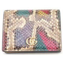 楽天市場】gucci 財布 パイソン 二つ折りの通販