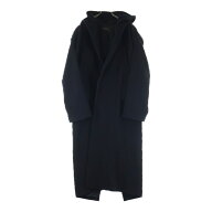 BALENCIAGA(バレンシアガ) サイズ:46 25AW Hooded Long Coat フーデッド ウール ロングコート ブラック 8…