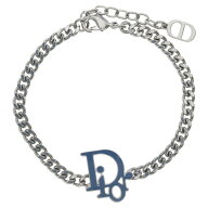 DIOR(ディオール) オブリーク チェーンリンクブレスレット シルバー【中古】【程度B】【カラーシルバー】…