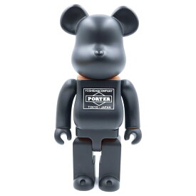 MEDICOM TOY(メディコムトイ) サイズ:400% ×PORTER BE@RBRICK ポーター ベアブリック 400% フィギュア 人形 ブラック【中古】【程度B】【カラーブラック】【取扱店舗BRING WASTE_NOT】