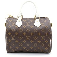 LOUIS VUITTON(ルイヴィトン) モノグラム スピーディ バンドリエール25 ハンド ショルダーバッグ PVC レ…