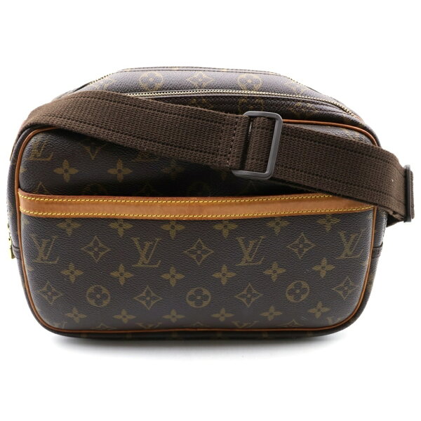 LOUIS VUITTON(ルイヴィトン) サイズ:PM モノグラム リポーターPM ショルダーバッグ ブラウン PVC×レザー M51847【中古】【程度B】【カラーブラウン】【取扱店舗AWESOME下北沢店】