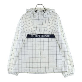 SUPREME(シュプリーム) サイズ:M 19SS Heavy Nylon Anorak ユーティリティー アノラック ナイロンジャケット ホワイト【中古】【程度B】【カラーホワイト】【取扱店舗BRING大宮店】