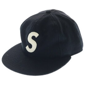 SUPREME(シュプリーム) 23SS S Logo Fitted 6-Panel Cap Sロゴ 6パネルベースボールキャップ 帽子 ブラック【中古】【程度A】【カラーブラック】【取扱店舗BRING札幌店】