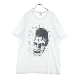 SUPREME(シュプリーム) サイズ:L 18SS ×Hellraiser Pinhead Tee ヘルレイザー グラフィック半袖Tシャツ カットソー ホワイト【中古】【程度B】【カラーホワイト】【取扱店舗新宿】