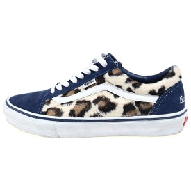 SUPREME(シュプリーム) サイズ:28.0cm 23AW ×VANS Leopard Old Skool バンズ レオパード オールドスクール ローカットスニーカー シューズ ネイビー US10/28cm VN0A5FCBBX9【中古】【程度B】【カラーネイビー】【取扱店舗BRING横浜ビブレ店】