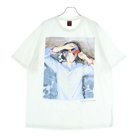 GEEKSRULE(ギークスルール) サイズ:XXL CHAINSAW MAN The Movie Reze SILKSCREEN PRINTING T SHIRT vol.03 チェンソーマン レぜ編 コラボプリント半袖Tシャツ ホワイト【新古品/中古】【程度S】【カラーホワイト】【取扱店舗BRING渋谷ANNEX店】
