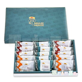 BRULEE MERIZE ブリュレメリゼ ブリュレアソート 15個入 専用おみやげ袋(ショッパー)付き 冷蔵(クール)便発送 | 東京土産 お取り寄せ お菓子 スイーツ ギフト プレゼント 贈り物 手土産 個包装