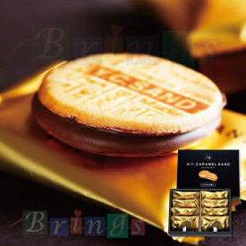 N.Y. キャラメルサンド 8個入 N.Y.C.SAND 専用おみやげ袋(ショッパー)付き