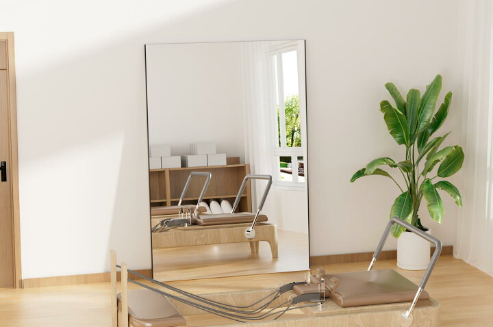 johnlife 割れない鏡 フィルムミラー 姿見 全身鏡 幅40cmx120cm 壁掛け 