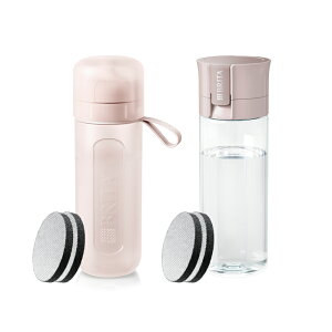【単品ずつ購入するより2,002円お得!】公式 浄水器のブリタ ボトル型浄水器+ボトル型浄水器 アクティブ カートリッジ4個付 全容量0.6L | 水筒 ウォーターボトル ボトル 携帯浄水器 brita 浄水