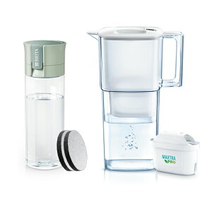 【単品購入するより1,000円以上お得!】公式 浄水器のブリタ ボトル型浄水器 マイクロディスク カートリッジ2個付 + ポット型浄水器 リクエリ マクストラプロ カートリッジ1個付 | ブリタ カ