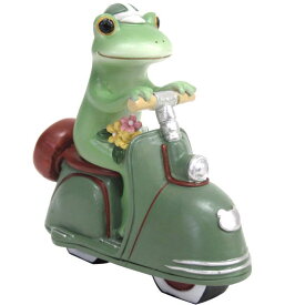 Copeau【コポー】 レトロバイクとカエルフィギュア・カエル（ラッピング不可）（宅配便送料全国一律600円/普通郵便260円）