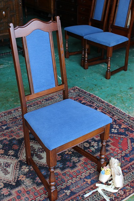 イギリスアンティーク家具 チェア オールドチャーム チェア ダイニングチェア 椅子 英国製 c48-2