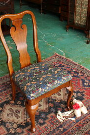 イギリスアンティーク家具 チェア クィーンアン/チェア ウィリアムモリス/チェア　椅子 英国製 j202-2
